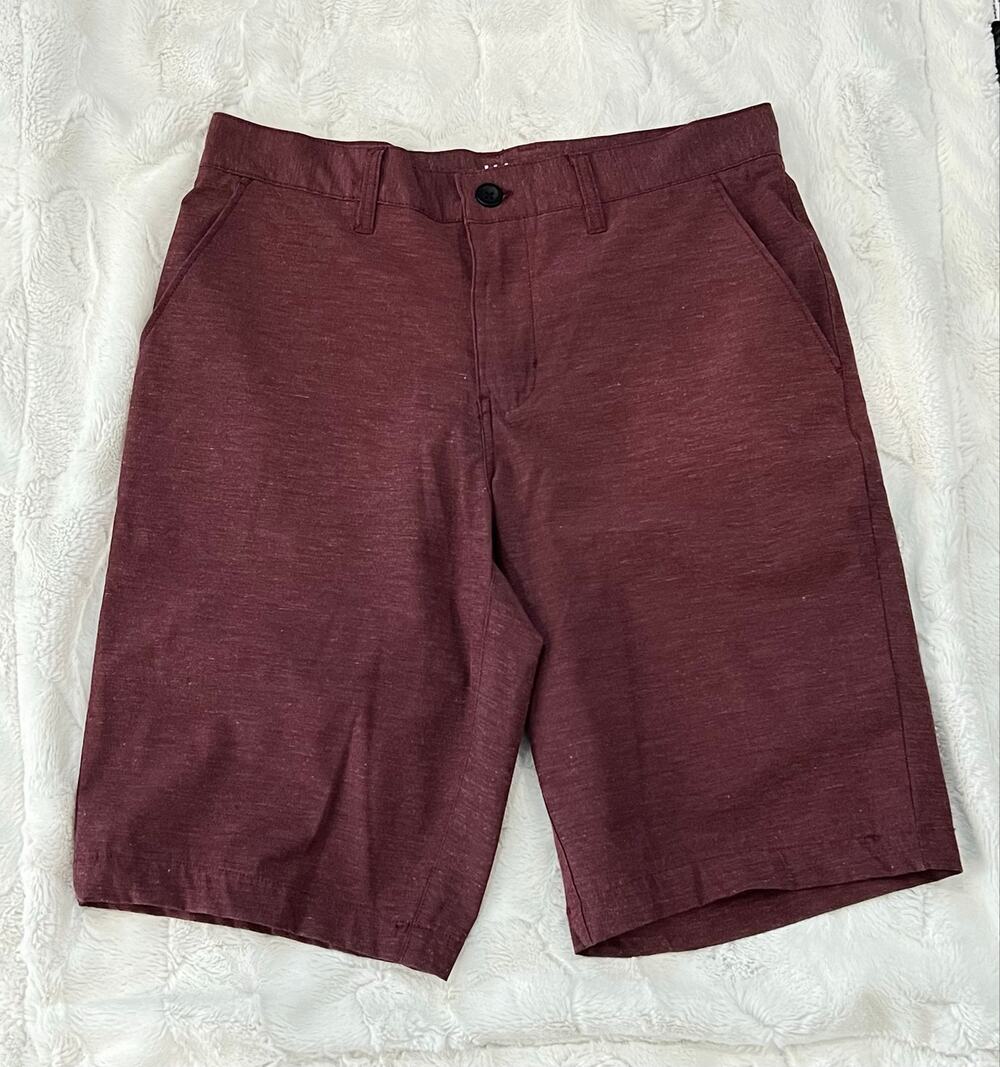 Urban Pipeline Shorts Mens 32 Hybrid Performance Active Red Chino Shorts Pockets